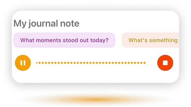 Choose the chronic illness app you'll keep using on hard days Heylixir voice tracking screen, a low-effort way to log symptoms and mood on tough days